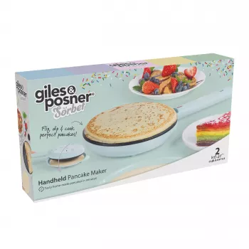 Giles & Posner EK6699GSBLVDE Handheld Pancake Maker 800W Black