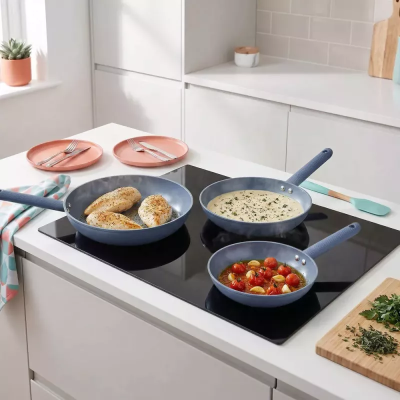 Progress BW14504B Mellow 20cm Fry Pan, Blue