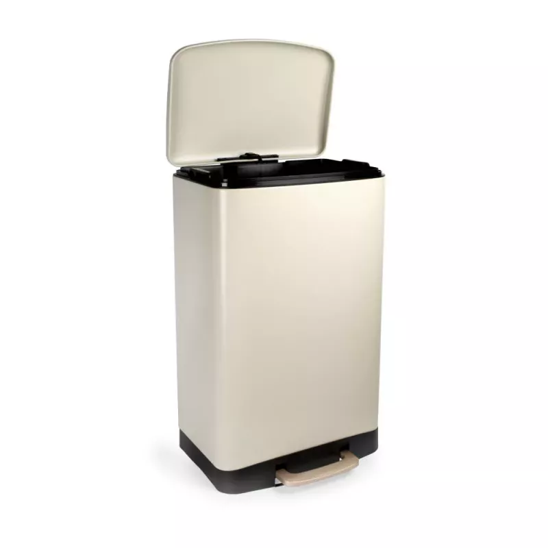 Salter BW14806 Pebble 50L Pedal Bin, Beige