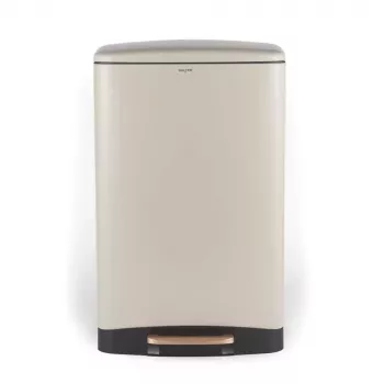 Salter BW14806 Pebble 50L Pedal Bin, Beige