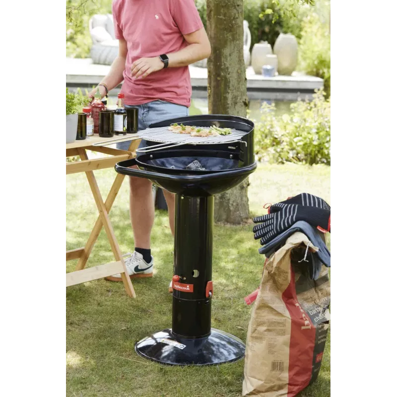 Barbecook Charcoal Barbecue Loewy 45, 43 x 43 x 97 cm, Black