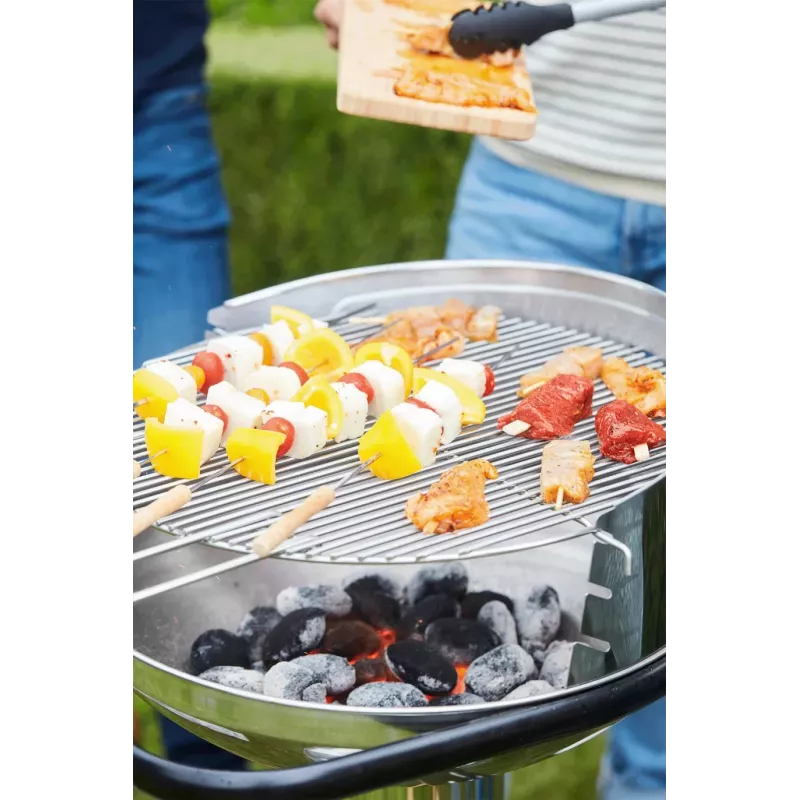 Barbecook Loewy 50 SST Charcoal Barbecue, 51.5 x 56 x 99 cm, Silver