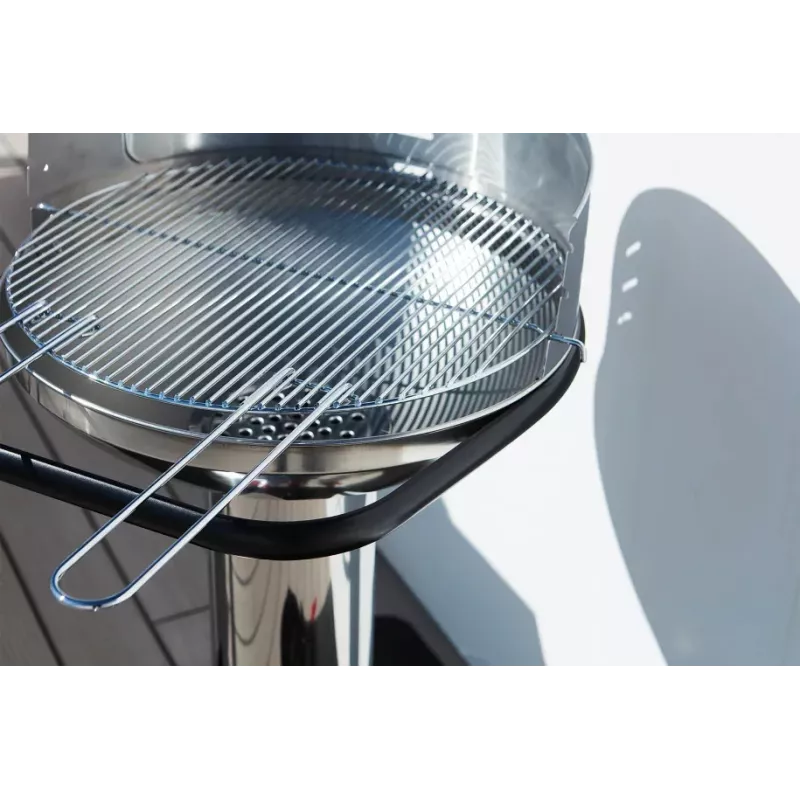 Barbecook Loewy 50 SST Charcoal Barbecue, 51.5 x 56 x 99 cm, Silver