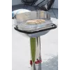 Barbecook Loewy 55 SST Charcoal Barbecue, 59.8 x 35.4 x 101 cm, Stainless Steel Grate, Black