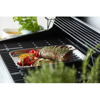 Barbecook Reusable Stainless Steel Grill Pan 34.5 x 24 x 3 cm BC-ACC-7079