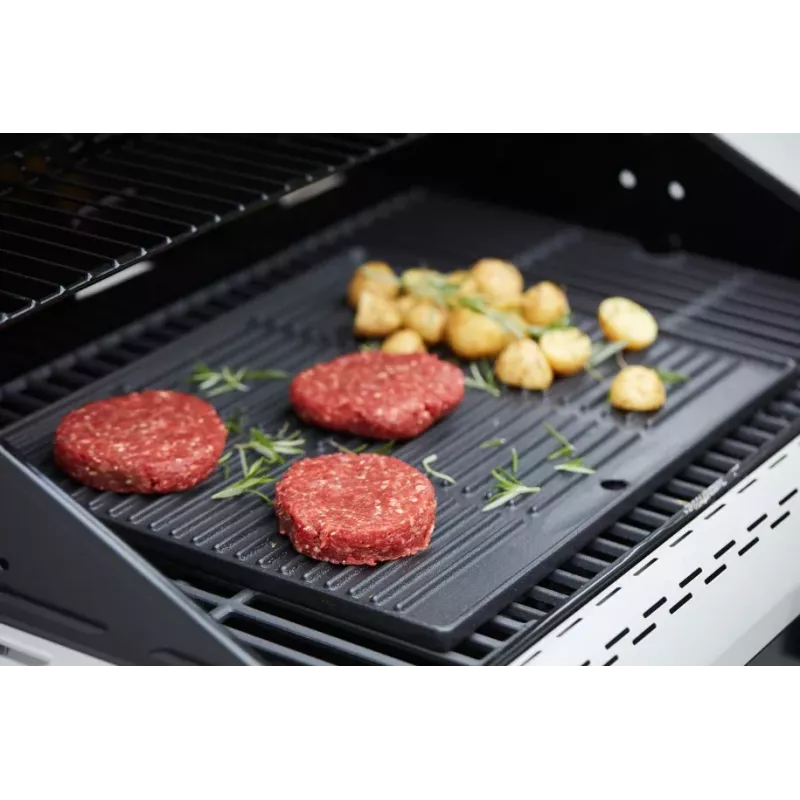 Barbecook Dynamic Core Enamelled Cast Iron Cooking Griddle, 43 x 35 x 2 cm