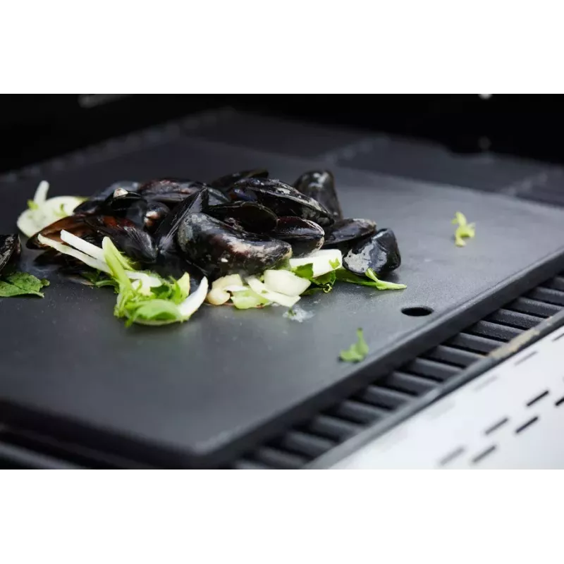 Barbecook Dynamic Core Enamelled Cast Iron Cooking Griddle, 43 x 35 x 2 cm