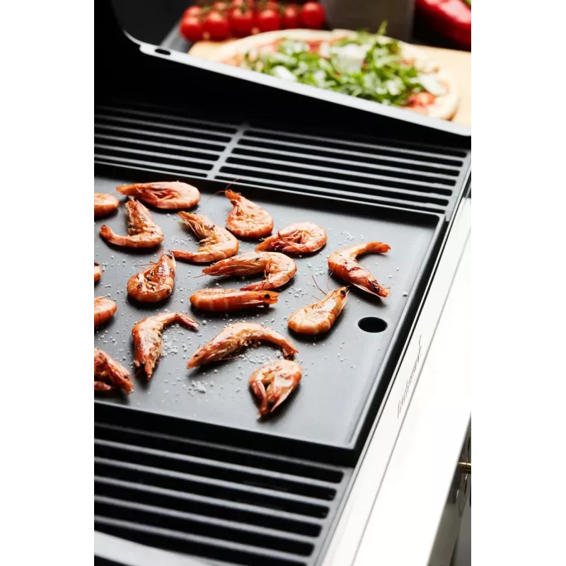 Barbecook Dynamic Core Enamelled Cast Iron Cooking Griddle, 43 x 35 x 2 cm