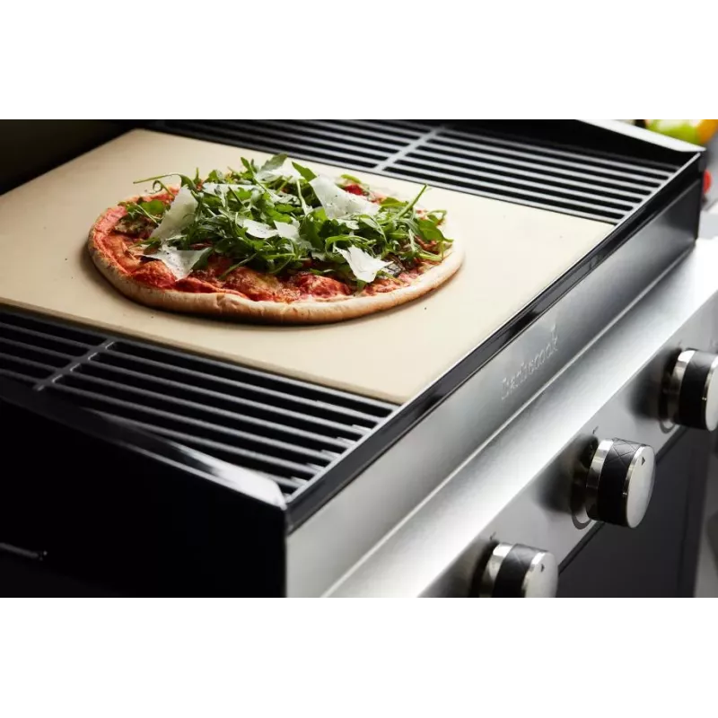 Barbecook Dynamic Core Pizza Stone Made of Refractory Clay, 43 x 35 x 1.2 cm (per 4 pcs) BC-ACC-7127