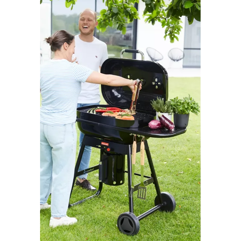 Barbecook Charcoal Barbecue Magnus Comfort, 85 x 64 x 110 cm, Black