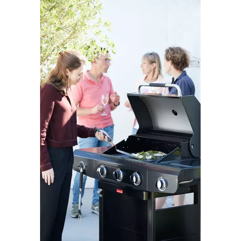 Barbecook Gas Barbecue Siesta 310 Graphite, 124 x 56 x 118 cm | BC-GAS-2072