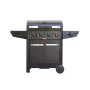 Barbecook Gas Barbecue Luca 412 with Cabinet and Sideburner, 145.4 x 60.3 x 112.3 cm, Black