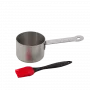 Barbecook Stainless Steel Saucepot with Basting Brush Set 10.5 x 7.5 x 23 cm BC-ACC-7211