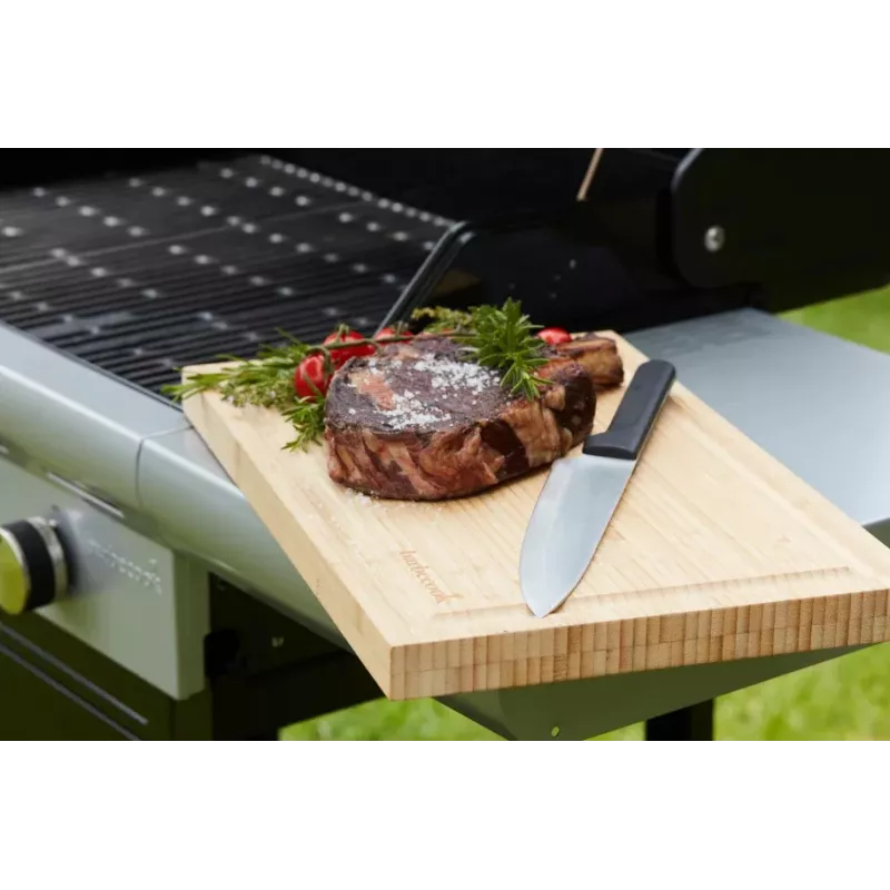 Barbecook Bamboo Cutting Board with Groove FSC, 50 x 30 x 3 cm (3-Piece Set) BC-ACC-7307