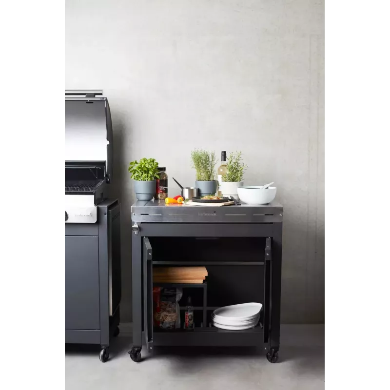 Barbecook Premium Buddy for Gas Barbecue BC-GAS-2070 - Black Side Table