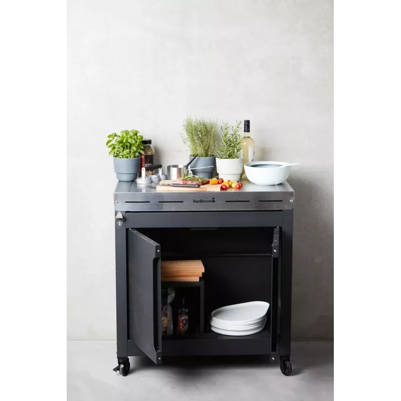 Barbecook Premium Buddy for Gas Barbecue BC-GAS-2070 - Black Side Table