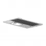 HP Top Cover with Keyboard CP+PS BL SR for HP 15-dw0000 Series, Nordic Layout, Black