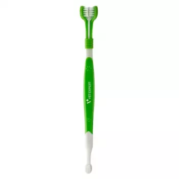 VetExpert CARYODENT TOOTHBRUSH Dual-Ended Pet Toothbrush for Dogs and Cats, Blue/White