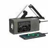 Hawk HWRDI410GN Radio Solar Dynamo With Flashlight