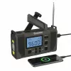 Hawk HWRDI420GN Emergency Weather Radio with Solar, Dynamo, Flashlight, AM/FM/SW, Green