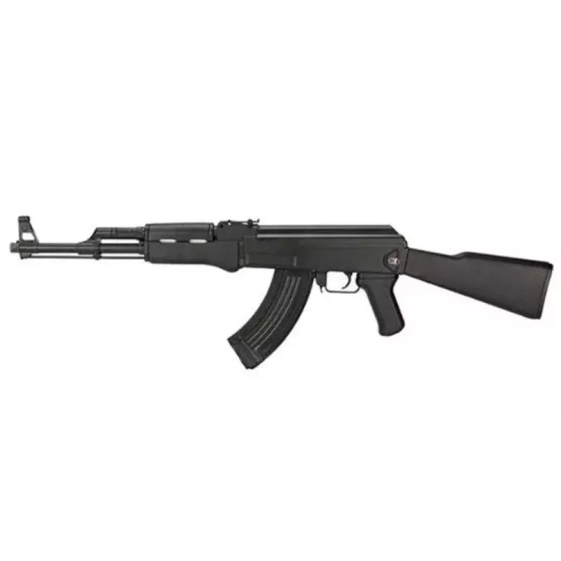 CYA Cyma AK47 Tactical Black AEG Airsoft Gun 6mm with Battery and Charger