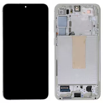 Samsung Galaxy S23 LCD Touch Screen Digitizer Assembly with Frame - Cream