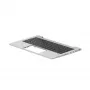 HP SPS-TOP COVER W/KB BL SP - Natural Silver - Spanish Keyboard - HP Pavilion 15-CS Series