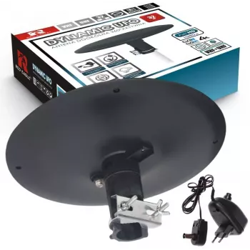 OPTICUM RED Opticum DVB-T Dynamic UFO-360 Black Active Outdoor Omnidirectional Antenna