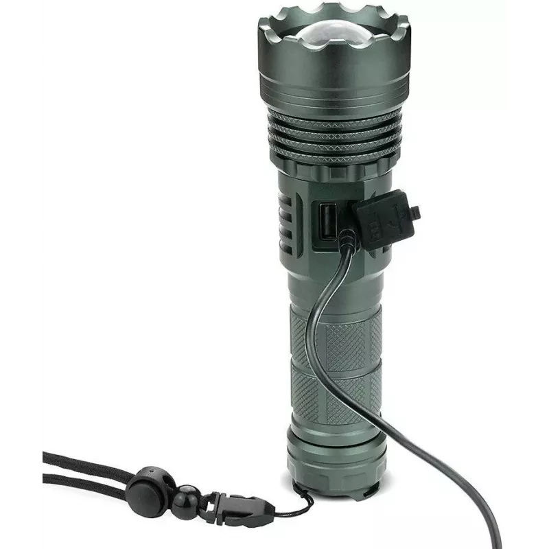EverActive FL-1500R Scope Rechargeable Flashlight 1500 Lumens USB-C