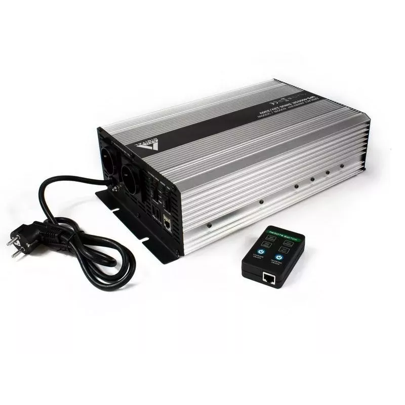 AZO Digital UPS-4000SR Uninterruptible Power Supply 4000VA/2000W Pure Sine Wave 12V DC to 230V AC Line-Interactive UPS with AVR