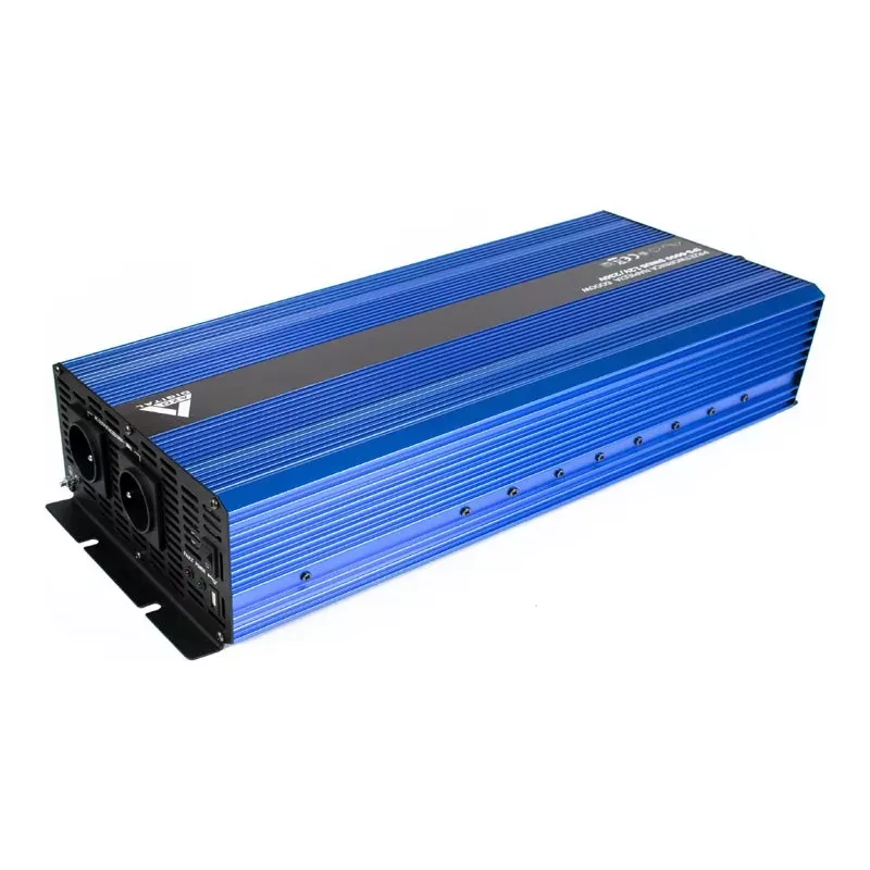 AZO Digital 24 VDC / 230 VAC Converter SINUS IPS-8000S 8000W Pure Sine Wave Inverter