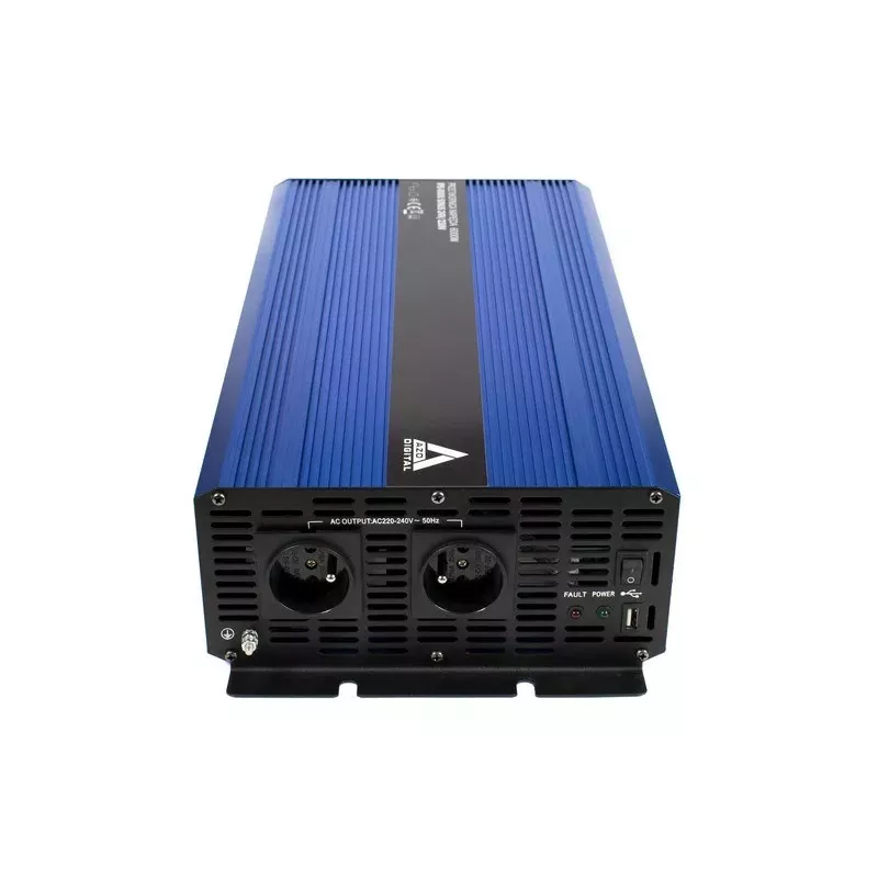 AZO Digital 24 VDC / 230 VAC Converter SINUS IPS-8000S 8000W Pure Sine Wave Inverter