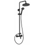 FERRO Shower Set with Mixer RENNTO BTR7U Black