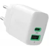 Green Cell PowerSource Duo30 30W USB-C & USB-A Charger White