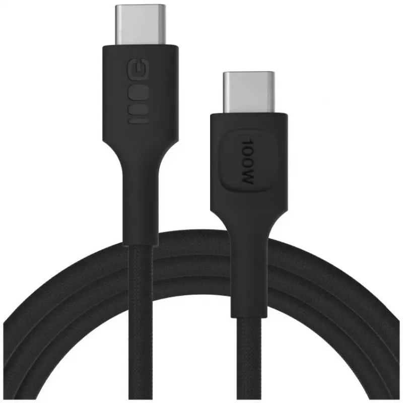 Green Cell PowerStream USB-C to USB-C Cable 100W 2m Black