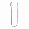 Green Cell PowerStream USB-C to USB-C Cable 100W 1.2m Mint Green