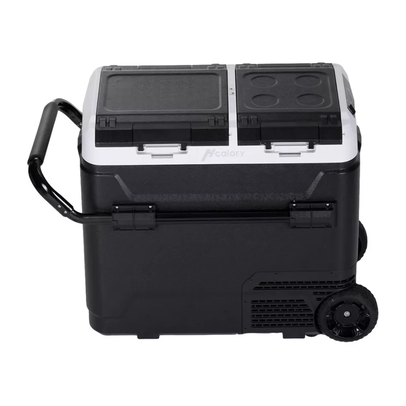 HCALORY P40M+ 40L Car Cooler with Bluetooth, DC 12V/24V, AC 100-240V, -20°C to +20°C, Digital LCD Display, Touch Panel, USB Port