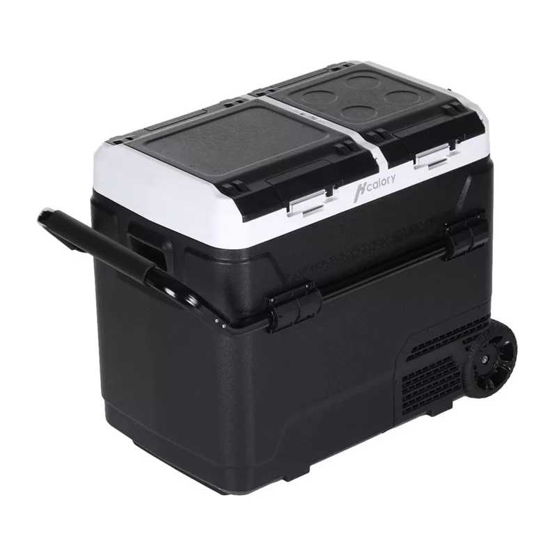 HCALORY P40M+ 40L Car Cooler with Bluetooth, DC 12V/24V, AC 100-240V, -20°C to +20°C, Digital LCD Display, Touch Panel, USB Port