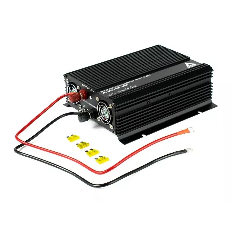 AZO Digital 12 VDC / 230 VAC Automotive Inverter IPS-2000 2000W Pure Sine Wave