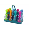 LEAN TOYS Skill Game Bowling With Balls Iridescent Ball Stand