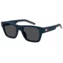 Tommy Hilfiger TH1975NSFLL Men's Rectangular Sunglasses Black/Grey 54mm