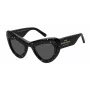 THE MARC JACOBS Women's Sunglasses MARC798SSTR80 - Rectangular Havana Acetate Frame, Brown Polycarbonate Lenses, UV400 Protection, 48/24/140 mm