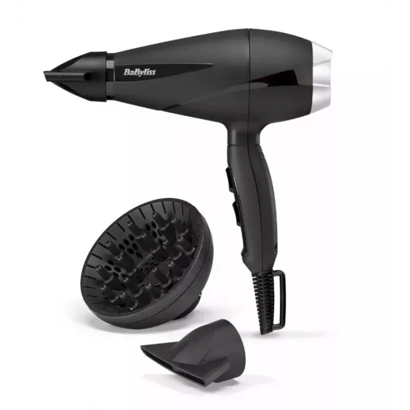 BaByliss 6710DE Hair Dryer 2200W Professional AC Motor Ionic Cool Shot 2 Concentrators