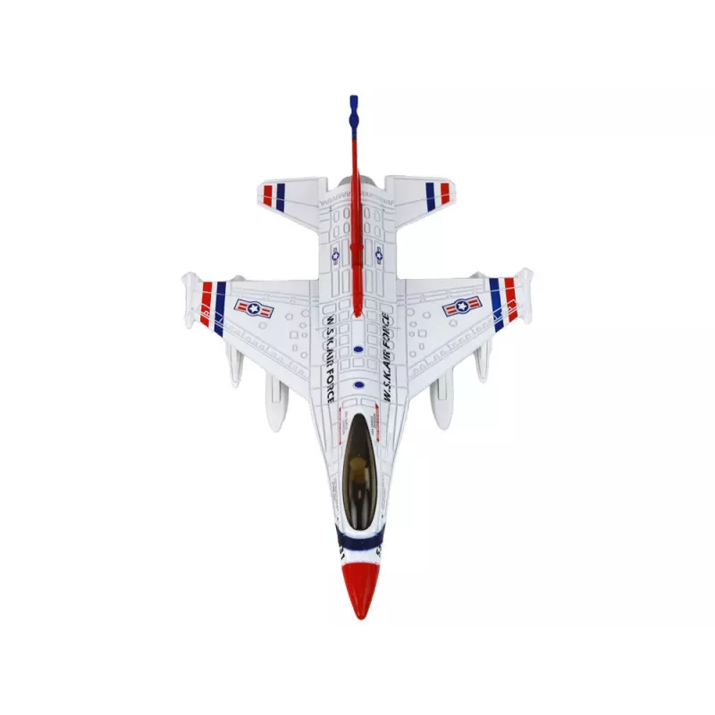 LEAN TOYS Military Airplane Fighter Sound Lights Moro