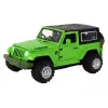 LEAN TOYS Off-Road Car Battery Powered Friction Drive Metal Green 1:32