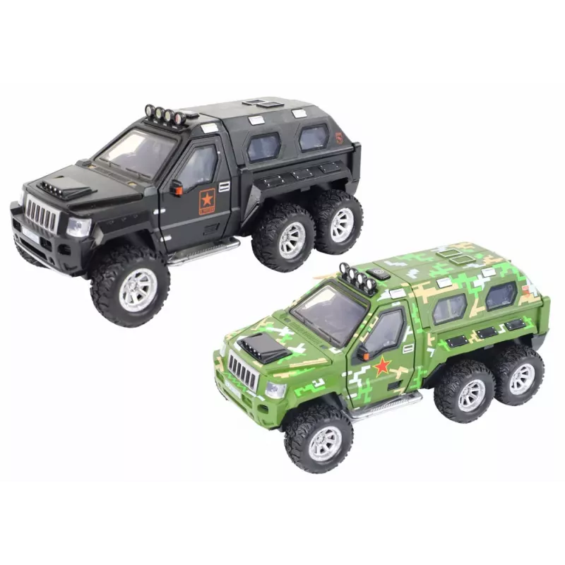 LEAN TOYS Car Vehicle with Cannon Inside Sound Lights 3 Colors