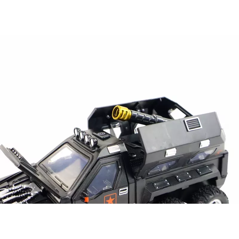 LEAN TOYS Car Vehicle with Cannon Inside Sound Lights 3 Colors