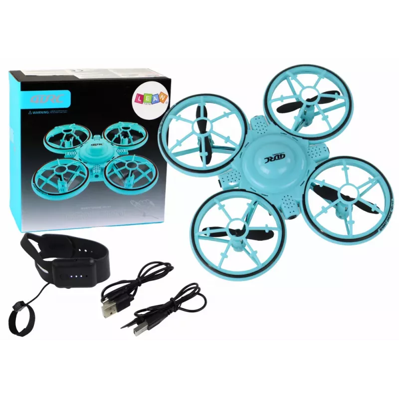 LEAN TOYS Remote Controlled Drone Lights Blue