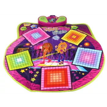 LEAN TOYS Children's Dance Mat Battery Operated Lights Sounds For Dance 91cm x 93cm