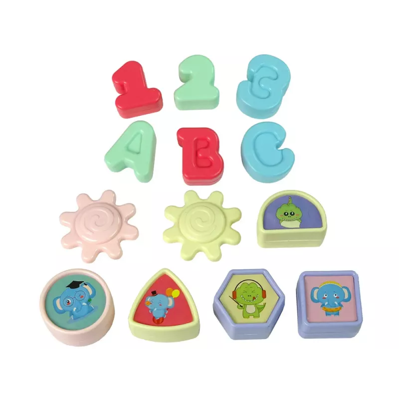LEAN TOYS Interactive Telephone Sorter Learning Shapes Numbers Piano